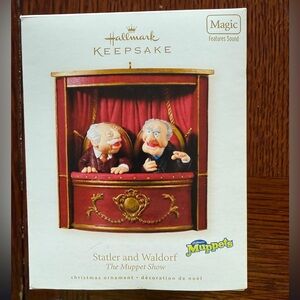🎁 2008 Hallmark Muppets Statler and Waldorf Keepsake Ornament, NIB